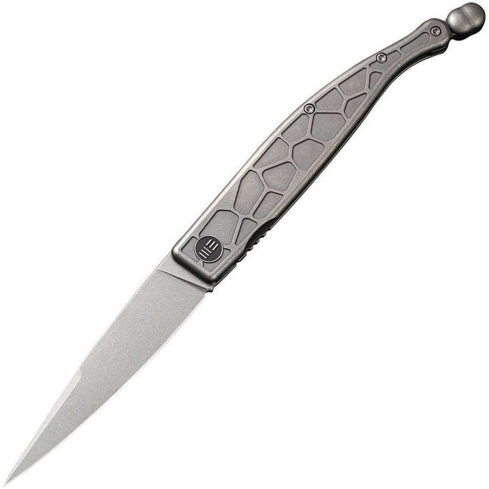 WE Knife Roman Gray 2008B pocket knife gray CPM-S35VN titanium framelock spear-point flipper