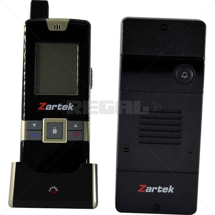 ZARTEK ZA-650 Wireless 1 Button Intercom Kit | Digital Audio with PSU | IC157