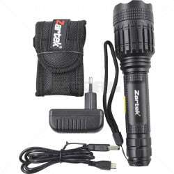 Zartek 900 Lumen LED Tactical Flashlight Rechargeable Part No: TL56-7