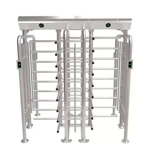 ZKTeco FHT2422D Turnstile - Full Height - 4 Arm - Two Lane - FP & RF Part No: LK212