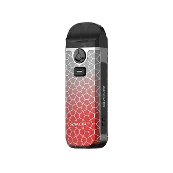 Smok Nord 4 Vape Pod Kit - Red Grey Armour