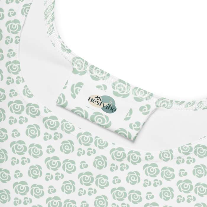 White Floral Skater Dress