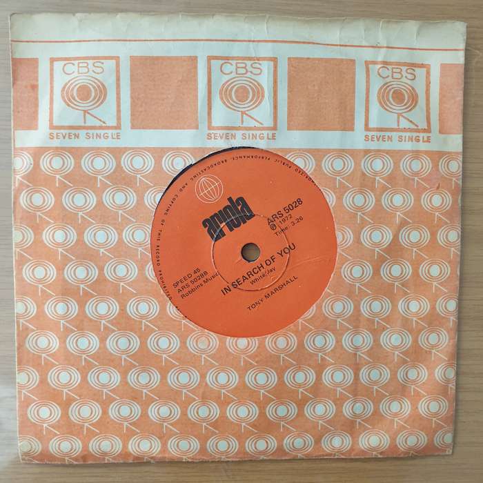 Tony Marshall  Pretty Maid - Vinyl 7" Record - Very-Good+ Quality (VG+) (Aryeh)