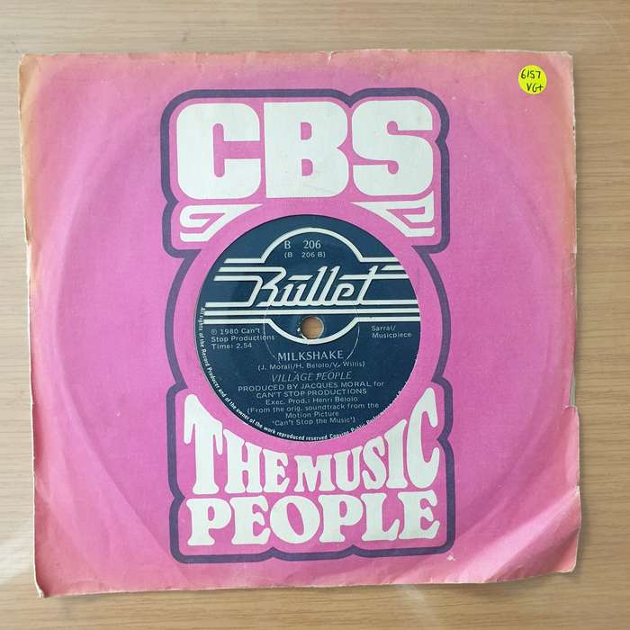 Village People  Can't Stop The Music - Vinyl 7" Record - Very-Good+ Quality (VG+) (verygoodplus7)