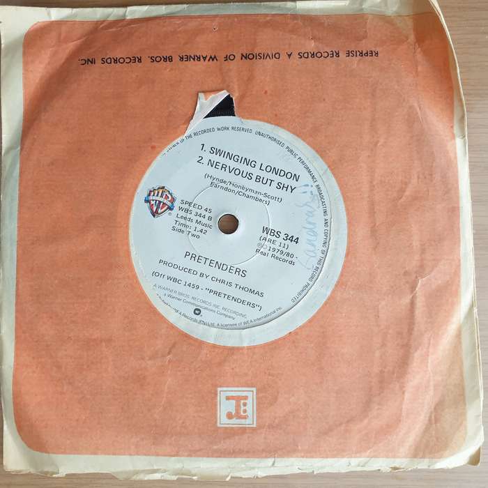 Pretenders  Brass In Pocket - Vinyl 7" Record - Very-Good+ Quality (VG+) (verygoodplus7)