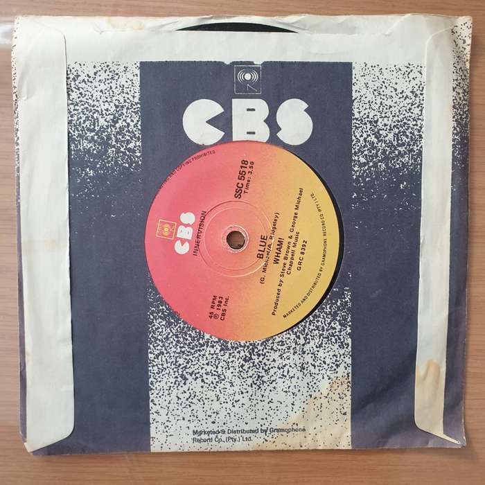 Wham!  Club Tropicana - Vinyl 7" Record - Very-Good+ Quality (VG+) (verygoodplus7)