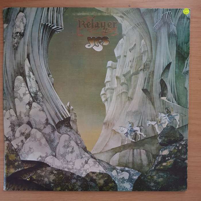 Yes  Relayer - with lyrics inner- Vinyl LP Record - Very-Good+ Quality (VG+) (verygoodplus)