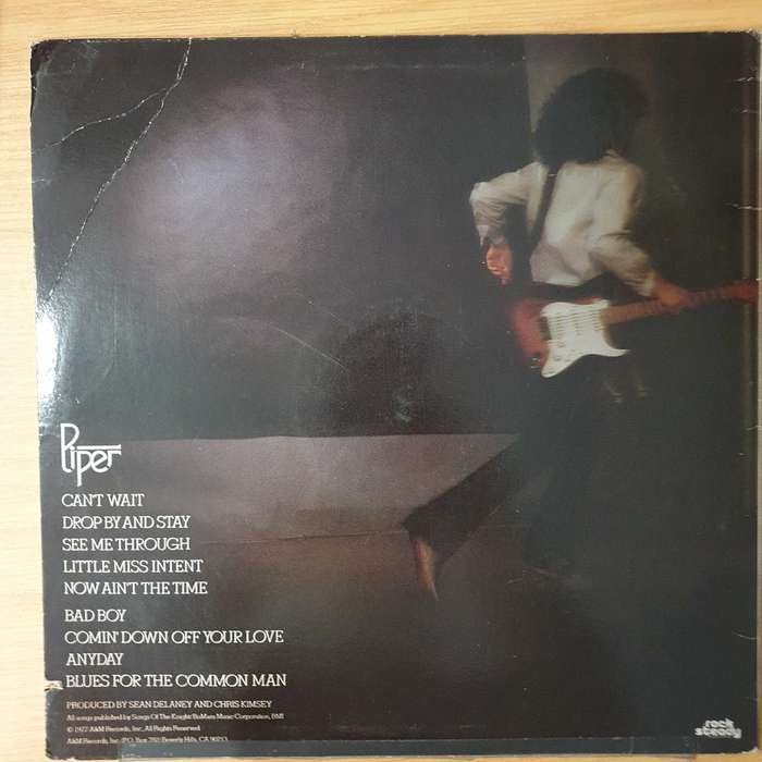 Piper  Can't Wait - Vinyl LP Record - Very-Good+ Quality (VG+) (verygoodplus)