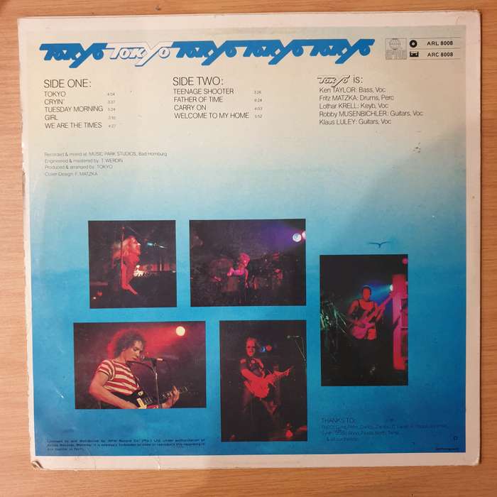 Tokyo  Tokyo - Vinyl LP Record - Very-Good+ Quality (VG+) (verygoodplus)