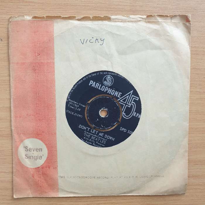 The Beatles  Get Back - Vinyl 7" Record - Very-Good Quality (VG)  (verry7)