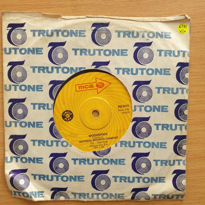 Matthews Southern Comfort  Woodstock - Vinyl 7" Record - Very-Good+ Quality (VG+) (verygoodplus7)