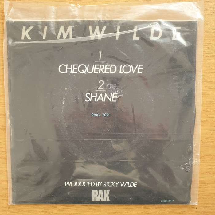 Kim Wilde  Chequered Love - Vinyl 7" Record - Very-Good+ Quality (VG+) (verygoodplus7)