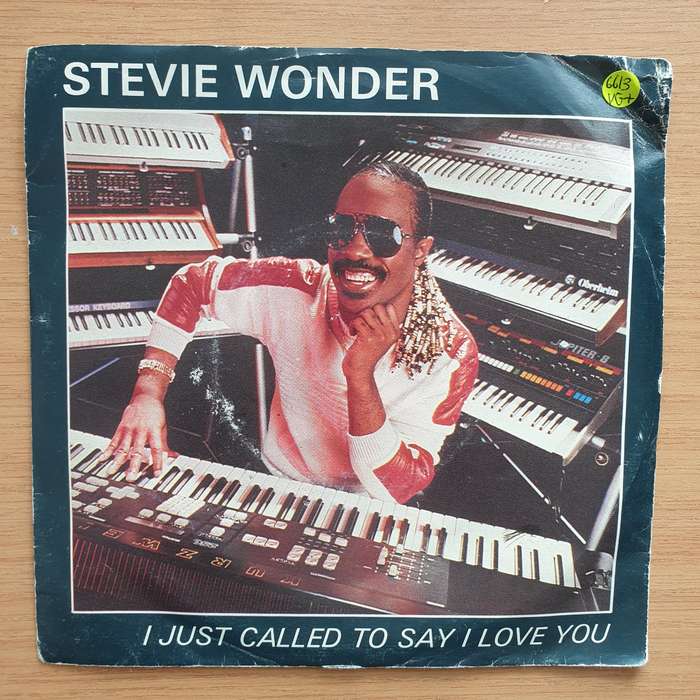 Stevie Wonder  I Just Called To Say I Love You - Vinyl 7" Record - Very-Good+ Quality (VG+) (v...