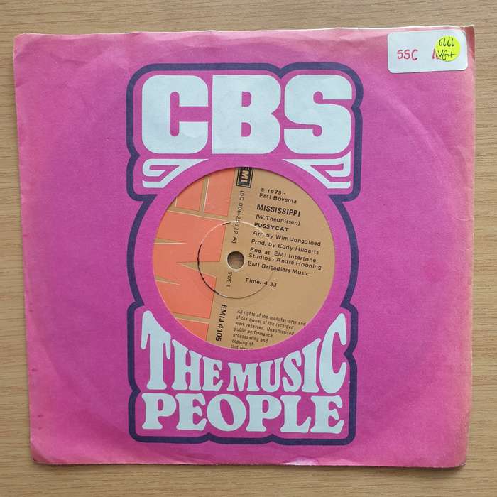 Pussycat  Mississippi - Vinyl 7" Record - Very-Good+ Quality (VG+) (verygoodplus7)