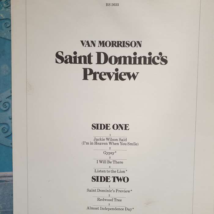 Van Morrison  Saint Dominic's Preview (with lyrics booklet) - Vinyl LP Record - Very-Good Q...