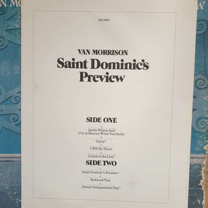 Van Morrison  Saint Dominic's Preview (with lyrics booklet) - Vinyl LP Record - Very-Good Q...