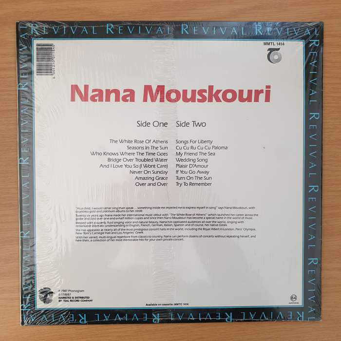 Nana Mouskouri - Revival Series -  Vinyl LP Record - Very-Good+ Quality (VG+)
