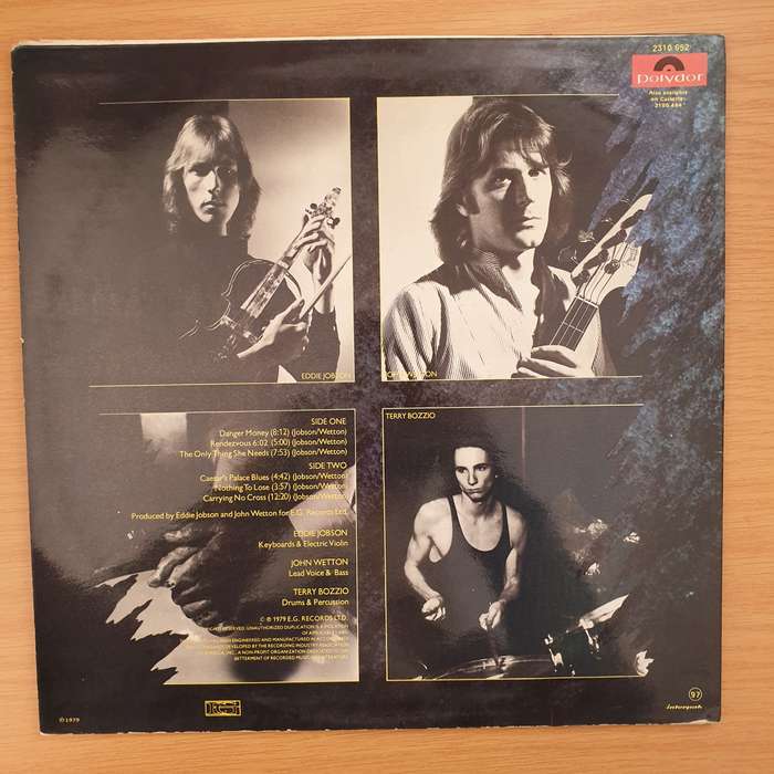 UK  Danger Money -  Vinyl LP Record - Very-Good+ Quality (VG+)