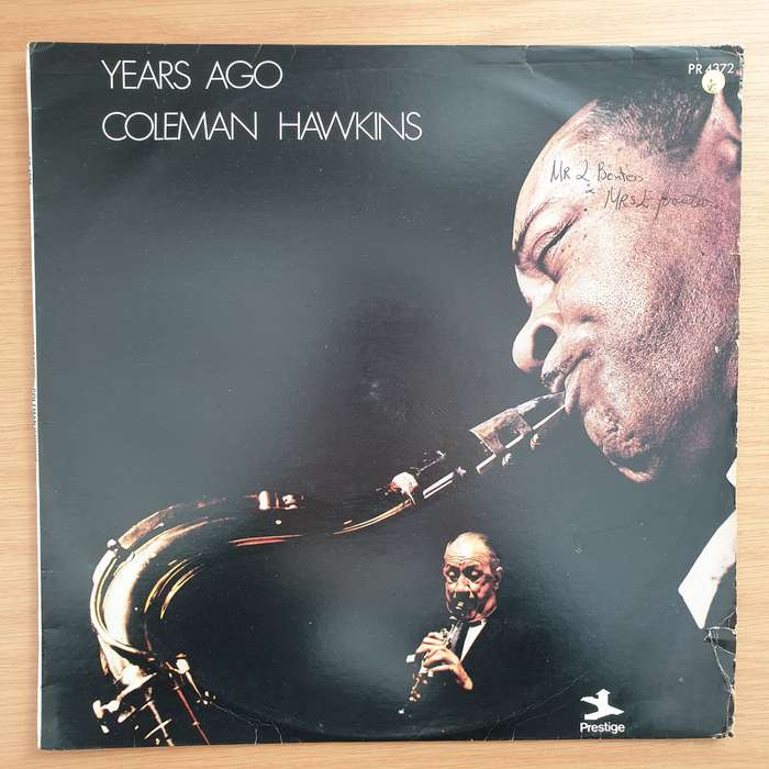 Coleman Hawkins  Years Ago - Vinyl LP Record - Very-Good Quality (VG) (verry)