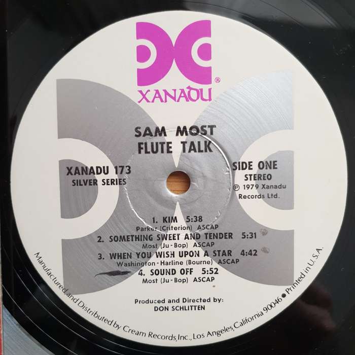 Sam Most With Joe Farrell  Flute Talk - Vinyl LP Record - Very-Good+ Quality (VG+)