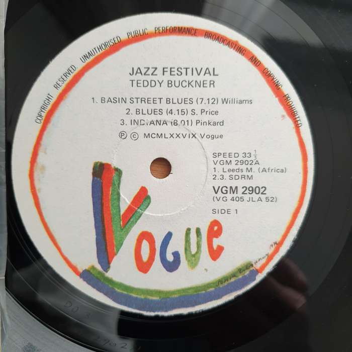 Teddy Buckner  Jazz Festival - Vinyl LP Record - Very-Good+ Quality (VG+)