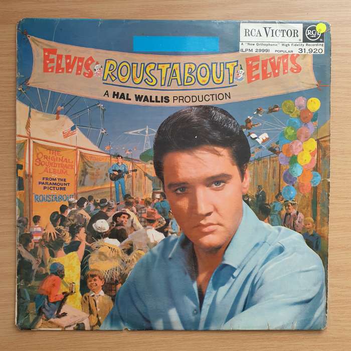 Elvis Presley  Roustabout - Vinyl LP Record - Very-Good+ Quality (VG+) (verygoodplus)