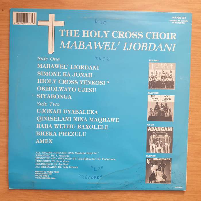 The Holy Cross Choir - Mabawel' IJordandi - Vinyl LP Record - Very-Good+ Quality (VG+) (verygoodp...