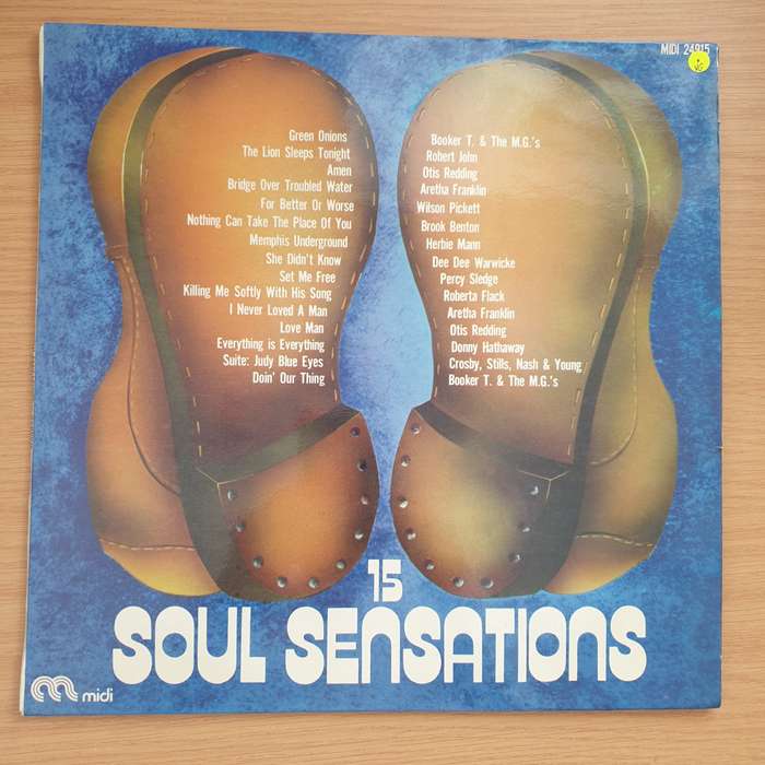15 Soul Sensations - Vinyl LP Record - Very-Good Quality (VG) (vgood)
