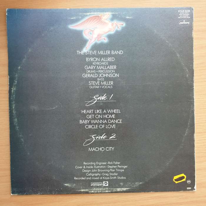The Steve Miller Band  Circle Of Love - Vinyl LP Record - Very-Good+ Quality (VG+) (verygoodplus)