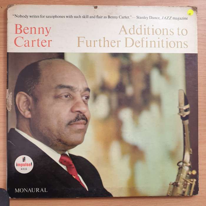 Benny Carter  Additions To Further Definitions  Vinyl LP Record - Very-Good Quality (VG) (v...