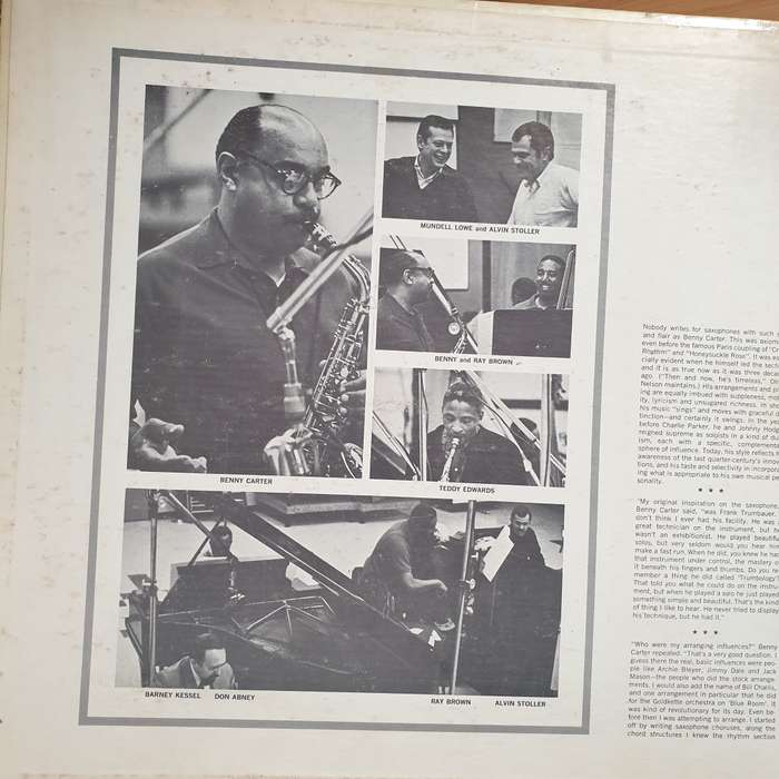 Benny Carter  Additions To Further Definitions  Vinyl LP Record - Very-Good Quality (VG) (v...