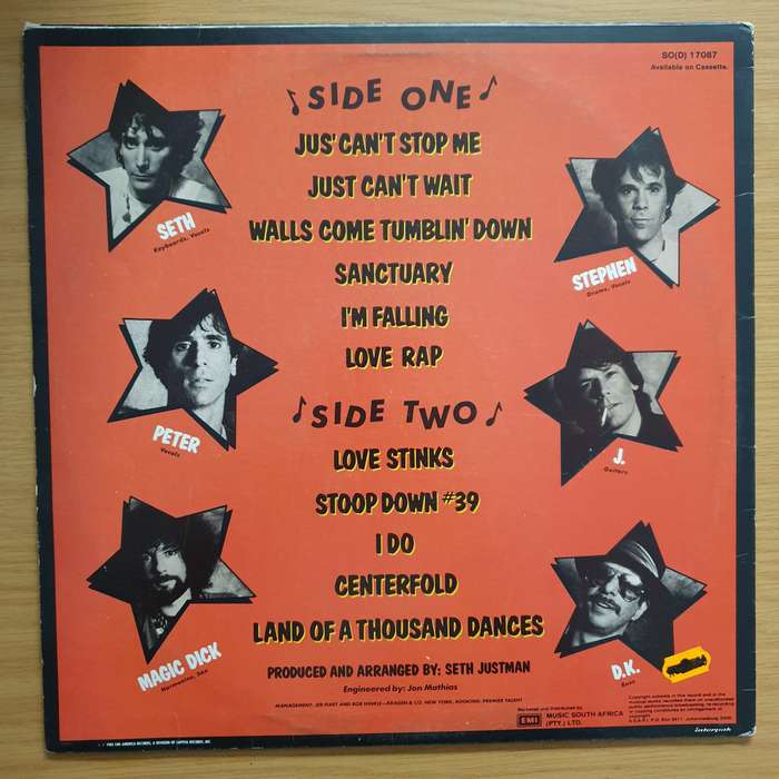 The J. Geils Band  Showtime!  Vinyl LP Record - Very-Good+ Quality (VG+) (verygoodplus)