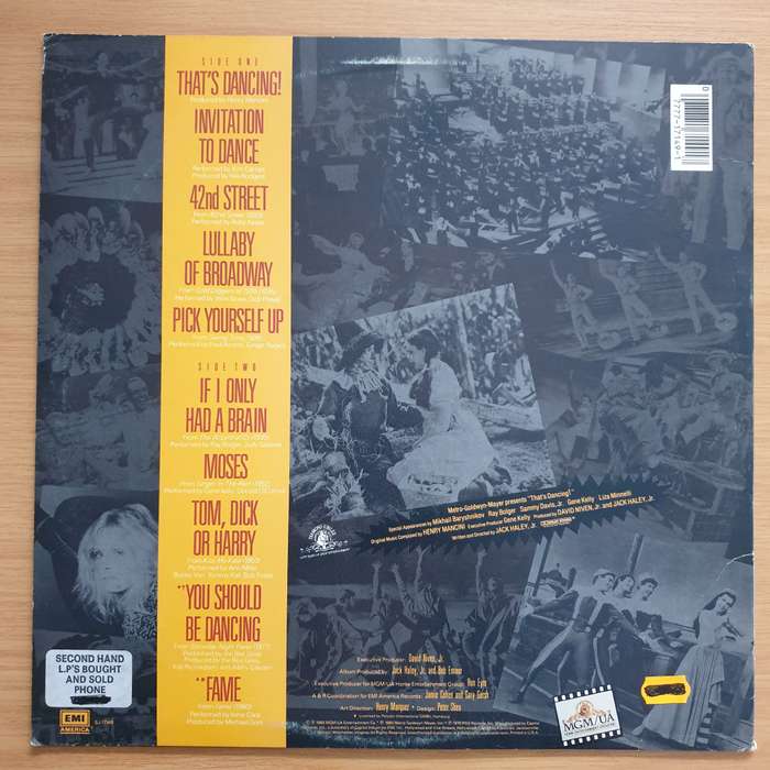 That's Dancing! - The Original Soundtrack Album From The MGM Motion Picture  Vinyl LP Record -...