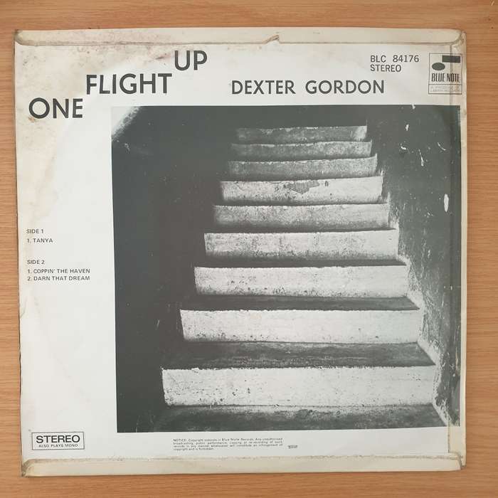 Dexter Gordon  One Flight Up - Vinyl LP Record - Very-Good+ Quality (VG+)