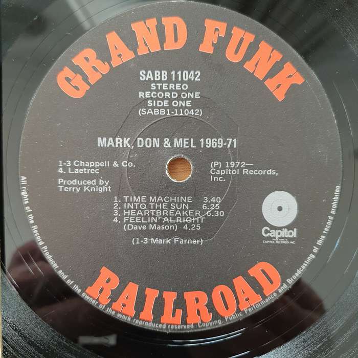 Grand Funk Railroad  Mark, Don & Mel 1969-71 - Vinyl LP Record - Very-Good+ Quality (VG+) (ver...