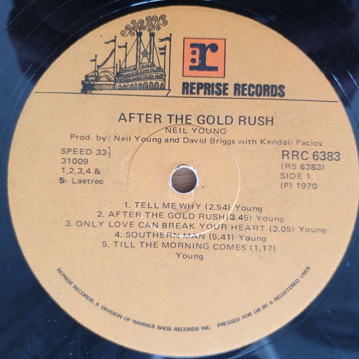 Neil Young  After The Goldrush  Vinyl LP Record  (VG)