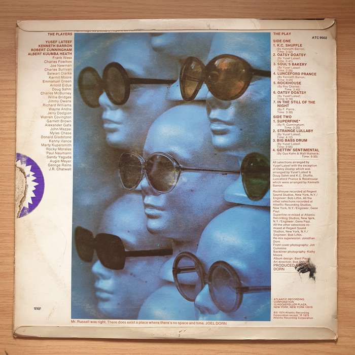 Yusef Lateef  Part Of The Search -  Vinyl LP Record - Very-Good+ Quality (VG+)
