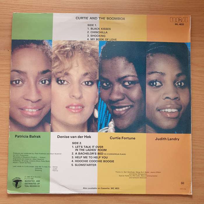 Curtie And The Boombox  Curtie And The Boombox - Vinyl LP Record - Very-Good+ Quality (VG+)