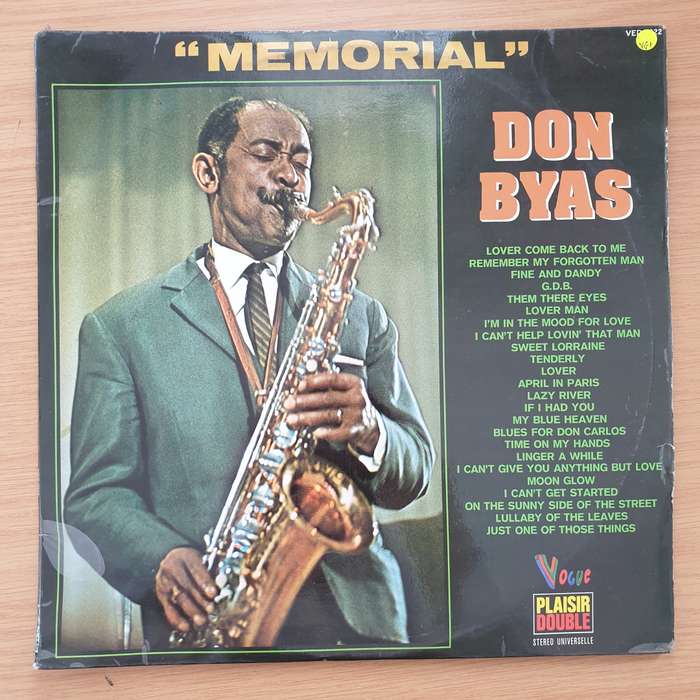 Don Byas  Memorial - Vinyl LP Record - Very-Good+ Quality (VG+)