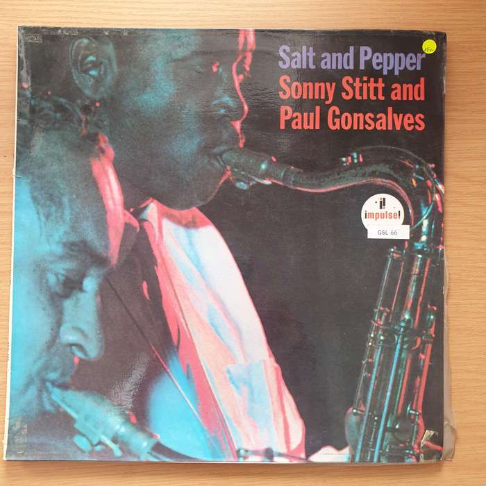 Sonny Stitt And Paul Gonsalves  Salt And Pepper  Vinyl LP Record - Very-Good+ Quality (VG+)...