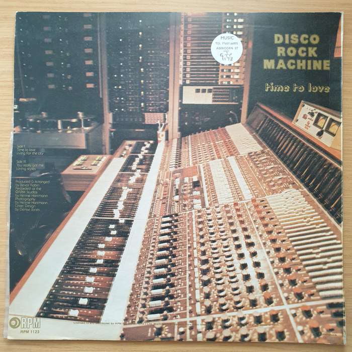 Disco Rock Machine - Time To Love  Vinyl LP Record - Very-Good+ Quality (VG+) (verygoodplus)
