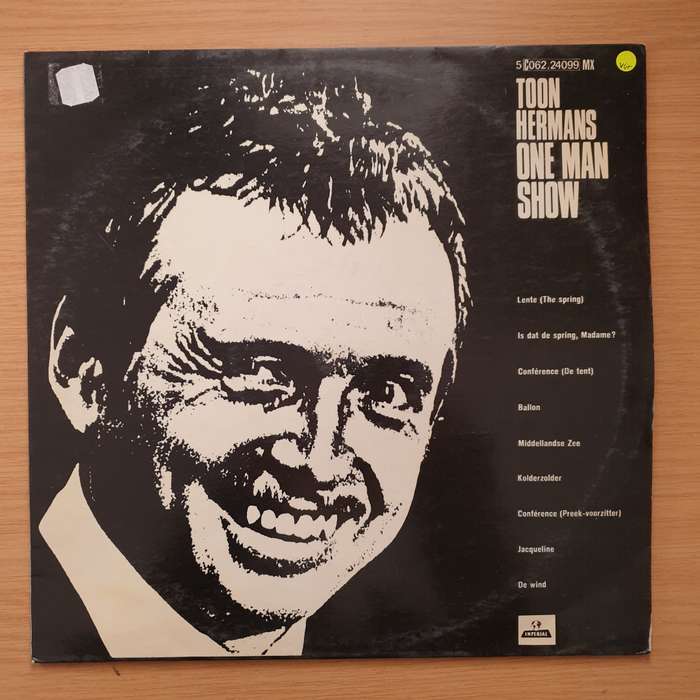 Toon Hermans  One Man Show  Vinyl LP Record - Very-Good+ Quality (VG+) (verygoodplus)