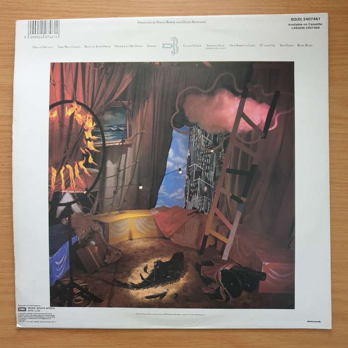 David Bowie  Never Let Me Down - Vinyl LP Record - Very-Good+ Quality (VG+)