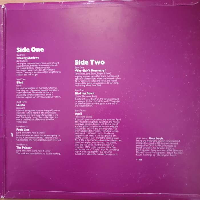 Deep Purple  Deep Purple - Vinyl LP Record - Very-Good+ Quality (VG+) (verygoodplus)