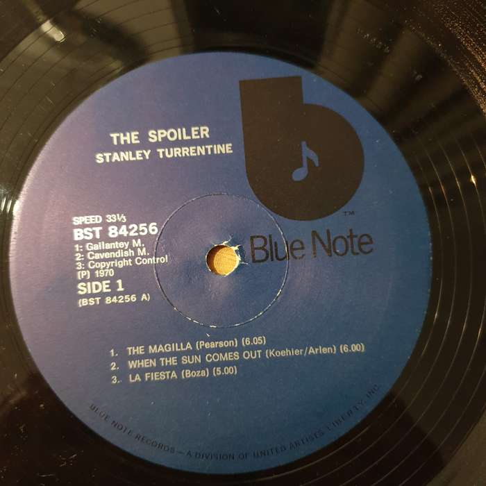 Stanley Turrentine  The Spoiler - Vinyl LP Record - Vinyl LP Record - Very-Good Quality (VG)  ...