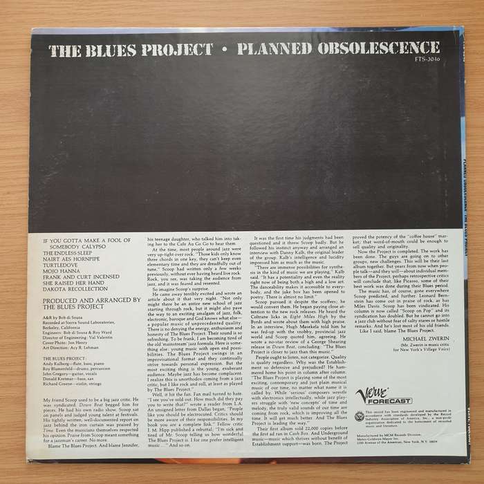 The Blues Project  Planned Obsolescence  Vinyl LP Record - Very-Good+ Quality (VG+) (verygo...