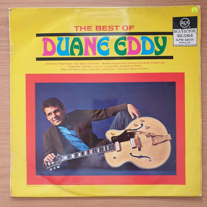 Duane Eddy  The Best Of Duane Eddy -  Vinyl LP Record - Very-Good Quality (VG)  (verry)