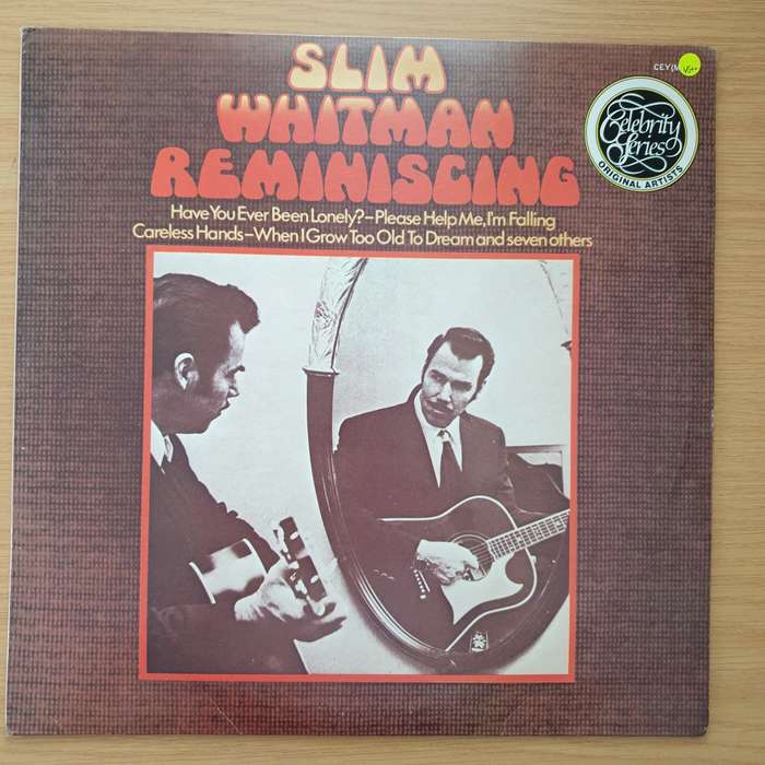 Slim Whitman  Reminiscing - Vinyl LP Record - Very-Good+ Quality (VG+) (verygoodplus)