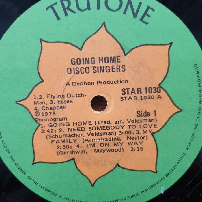 The Disco Gang  Going Home - Vinyl LP Record - Very-Good+ Quality (VG+)