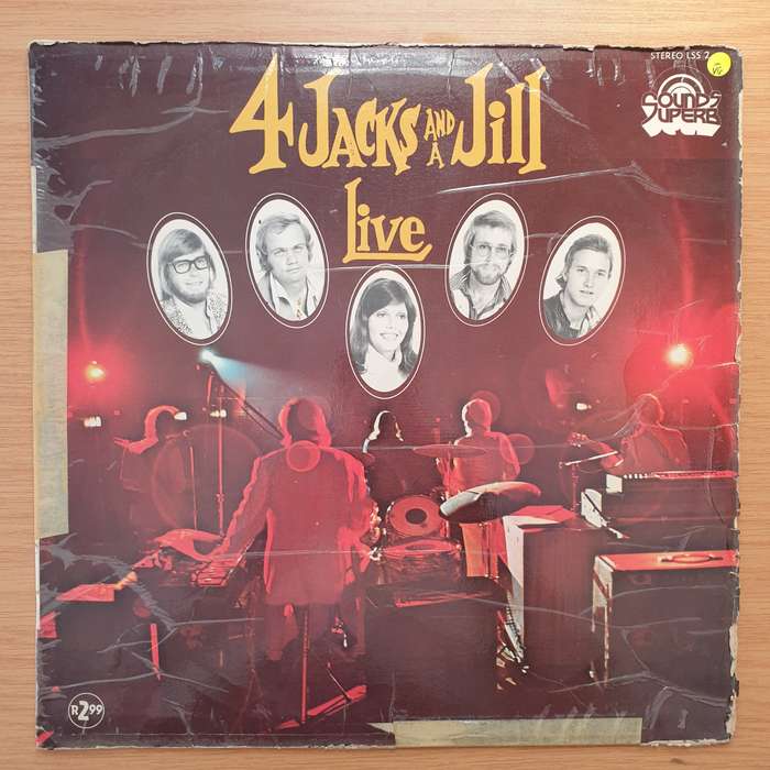 4 (Four) Jacks and a Jill - Live - Vinyl LP Record - Very-Good- Quality (VG-) (minus)
